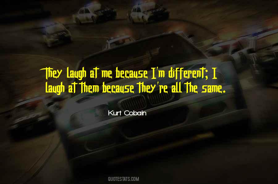 Because I'm Different Quotes #82530