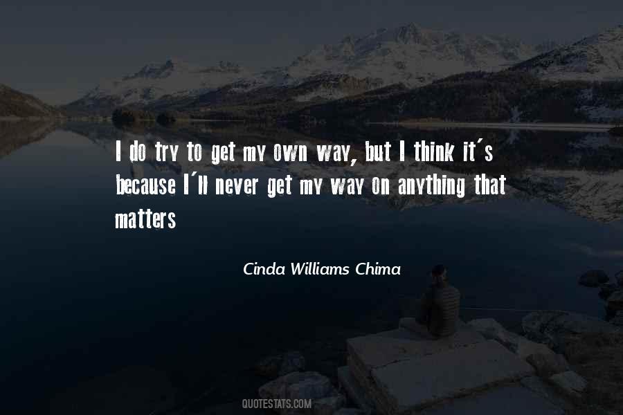 Because It Matters Quotes #404841