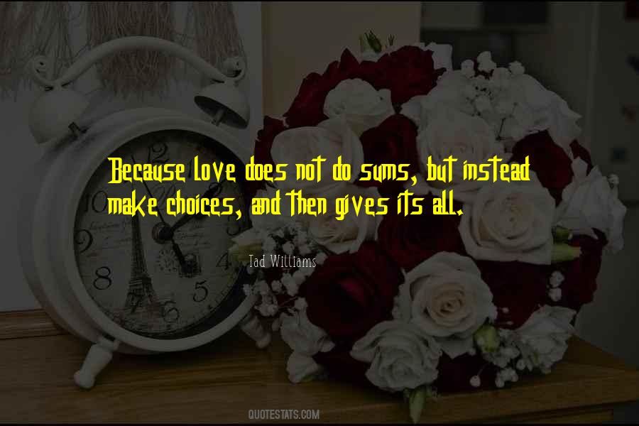 Because Love Quotes #1660986