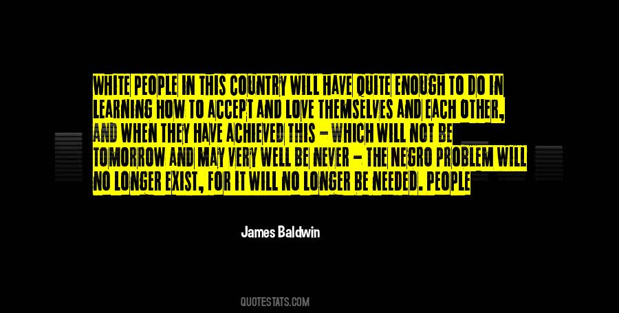 James Baldwin Negro Quotes #290893