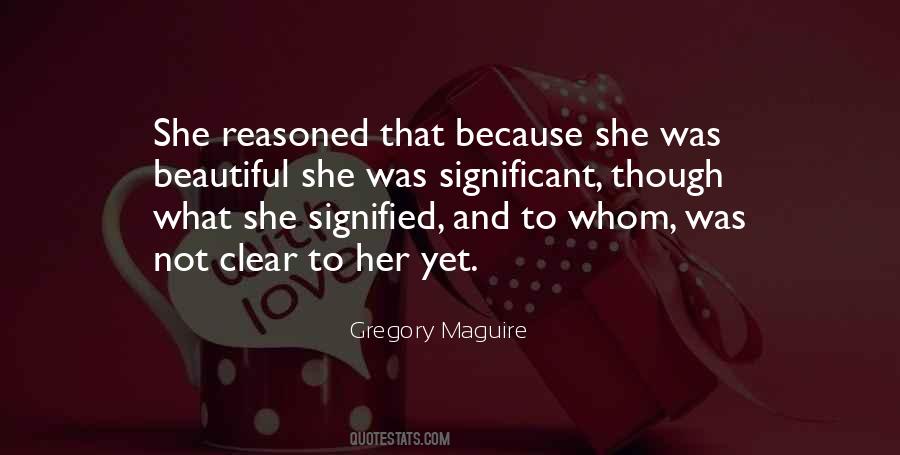 Because She's Beautiful Quotes #1112622