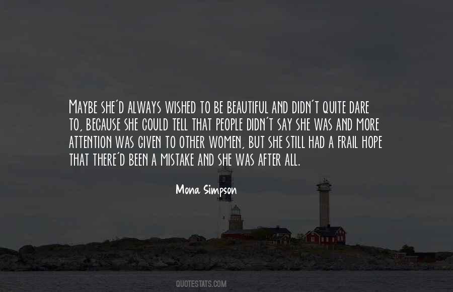 Because She's Beautiful Quotes #404704