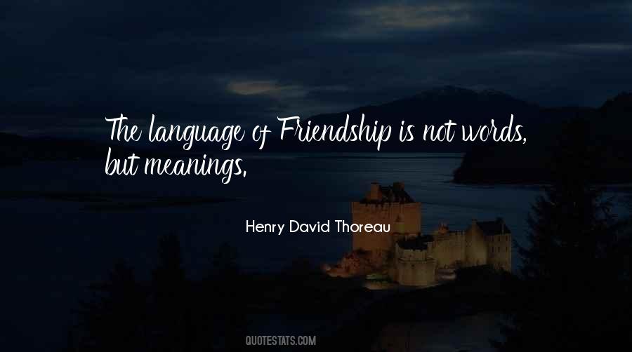 Quotes About Meanings Of Words #831847