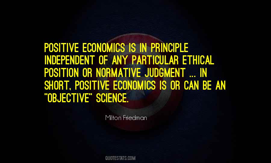 Normative Economics Quotes #646003