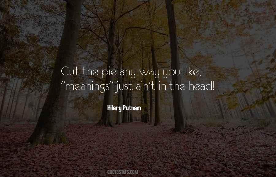 Quotes About Meanings #1082124