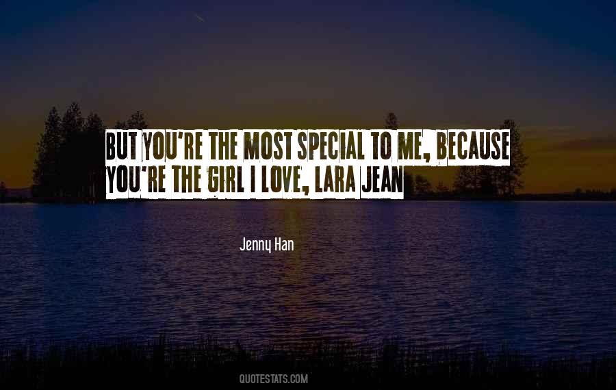 Because You Love Me Quotes #55519