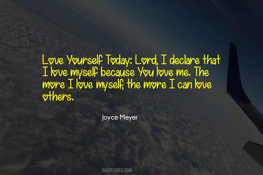 Because You Love Me Quotes #854014