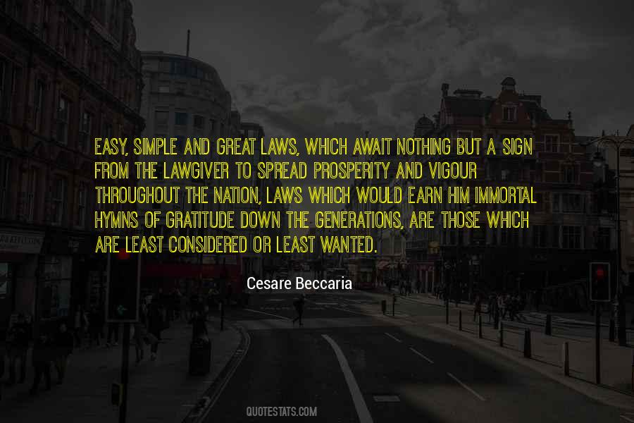 Beccaria Quotes #309404