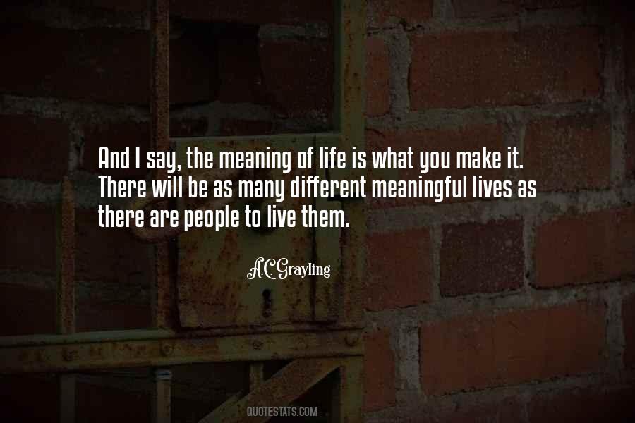 Quotes About Meaningful People In Your Life #1772835