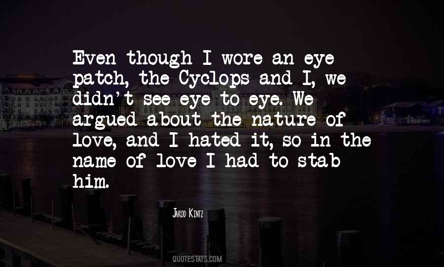 Nature Of Love Quotes #102841