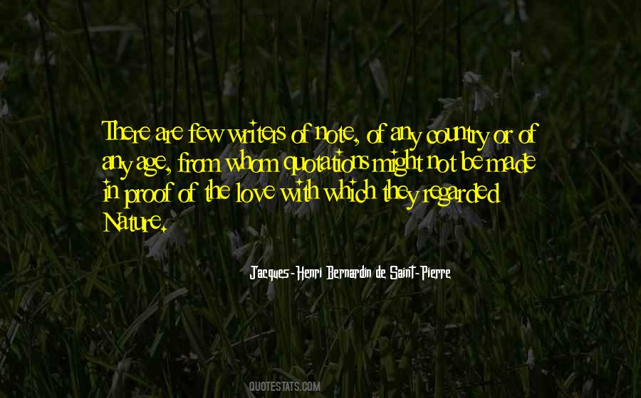 Nature Of Love Quotes #170230
