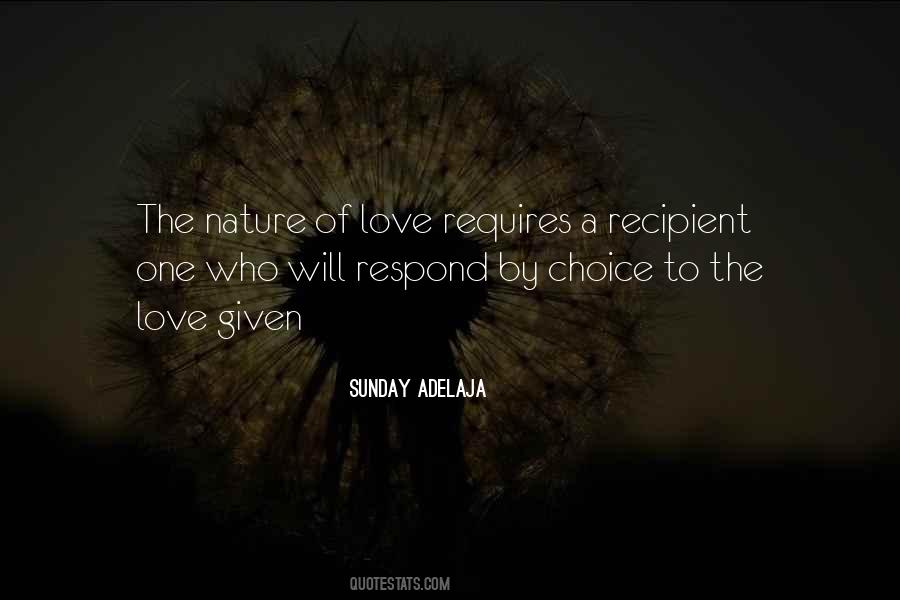 Nature Of Love Quotes #303223