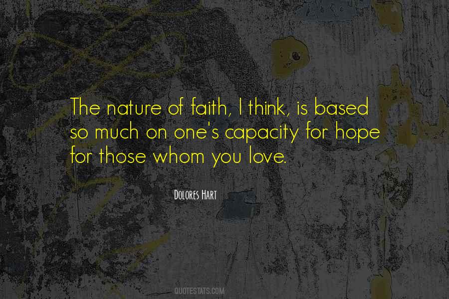 Nature Of Love Quotes #45904