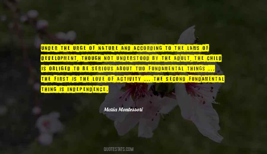 Nature Of Love Quotes #50596