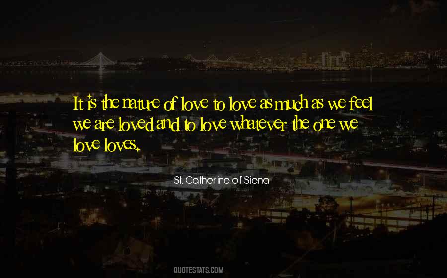 Nature Of Love Quotes #722816