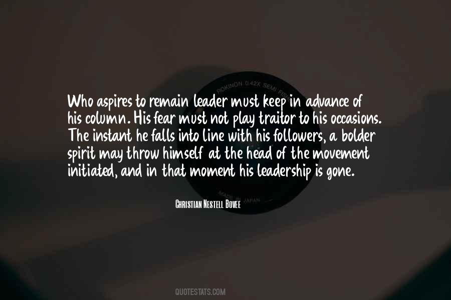 Become A Leader Quotes #1953