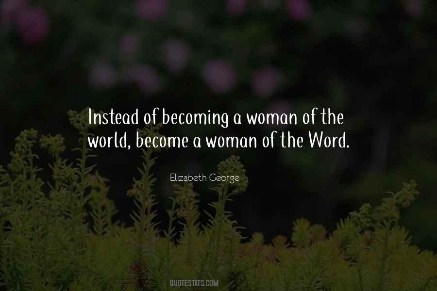 Become A Woman Quotes #241053