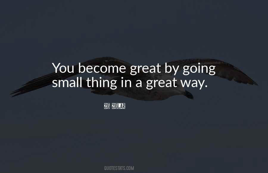 Become Great Quotes #144682