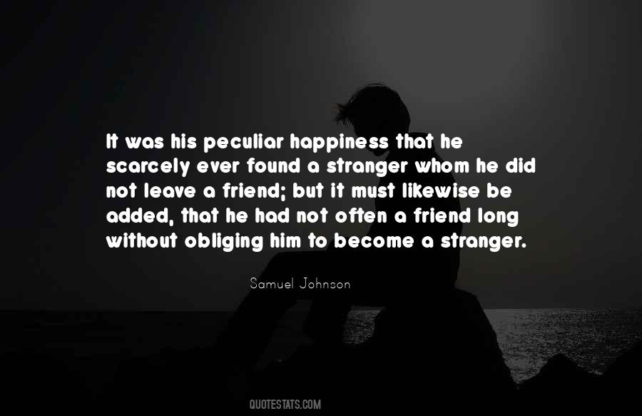 Become Stranger Quotes #987135