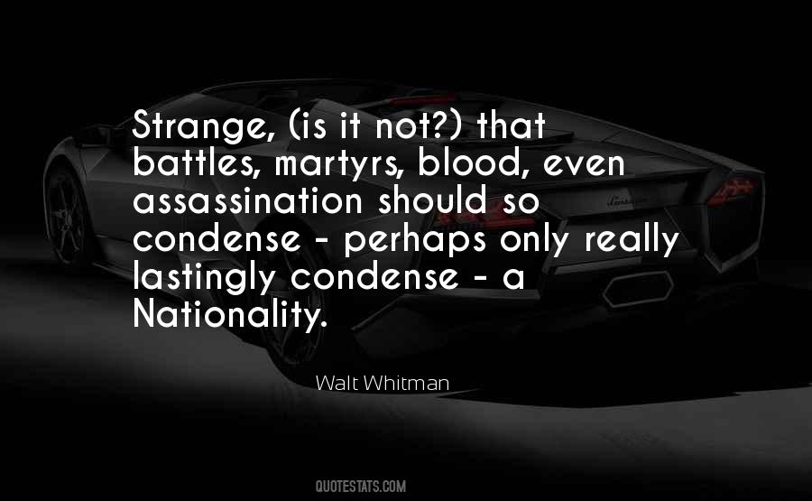 Blood Of Martyrs Quotes #764982