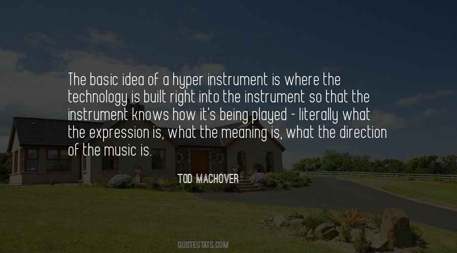 Quotes About Meaning Of Music #271106