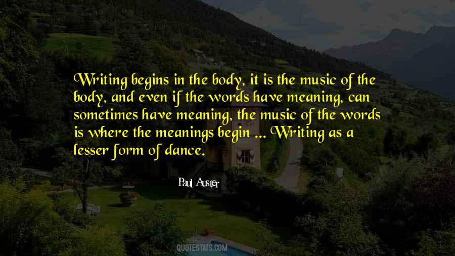 Quotes About Meaning Of Music #814031