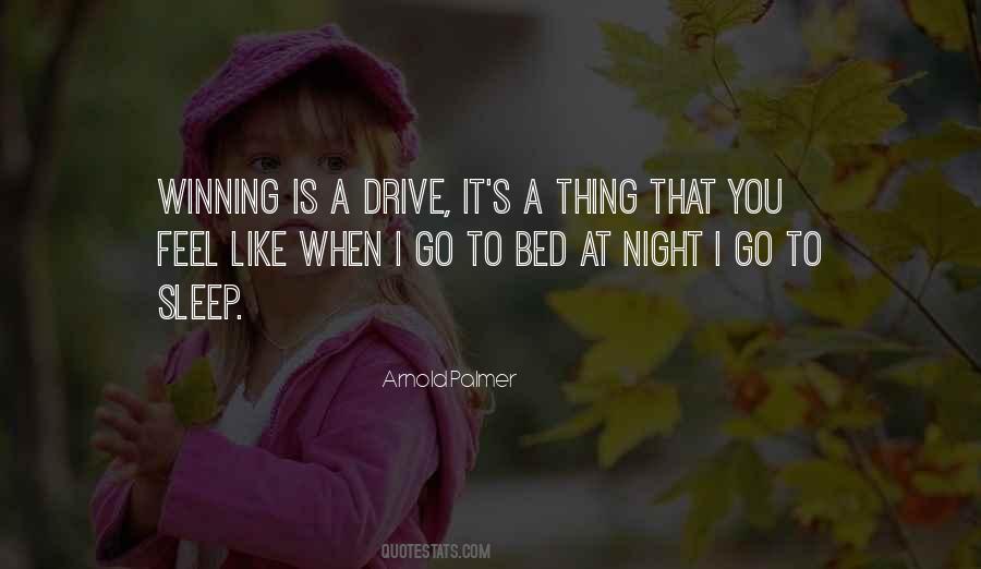 Bed At Night Quotes #1545242