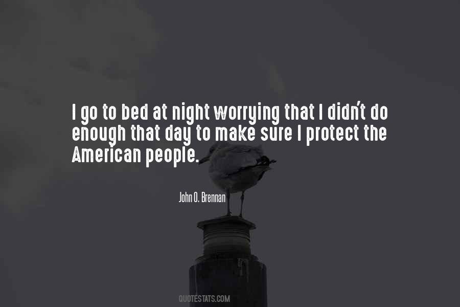 Bed At Night Quotes #45404