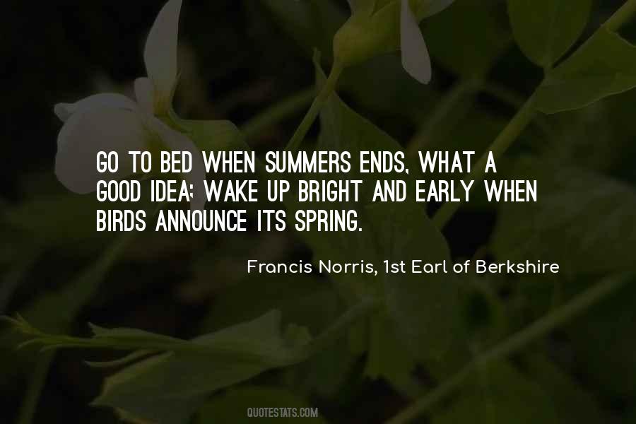 Bed Early Quotes #1036401