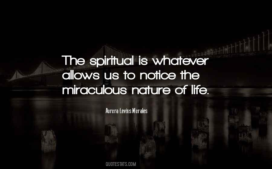 Life Is Miraculous Quotes #1406630