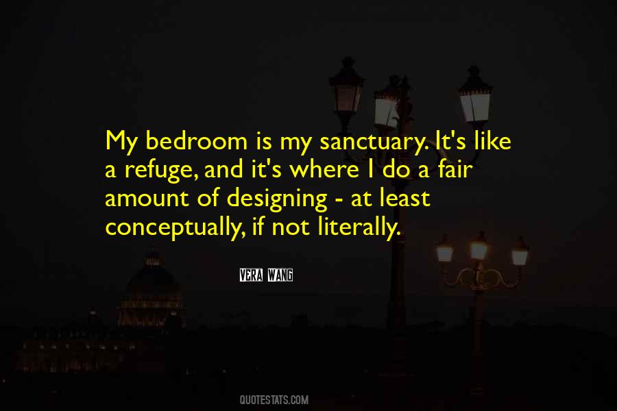 Bedroom Sanctuary Quotes #491084