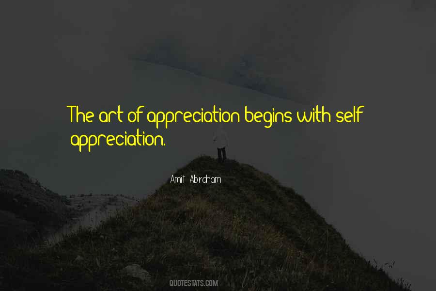 Self Appreciation Quotes #774468