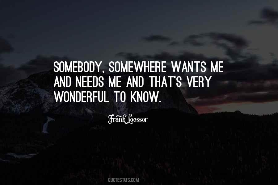 Somebody Somewhere Quotes #1821510