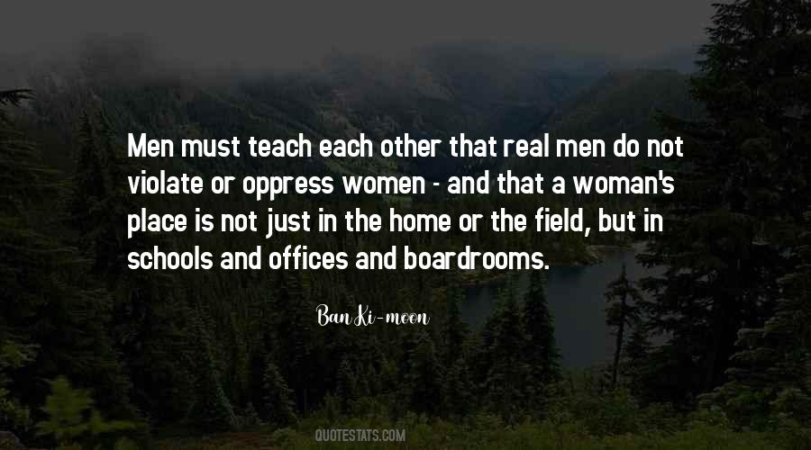 Real Men And Women Quotes #1360296