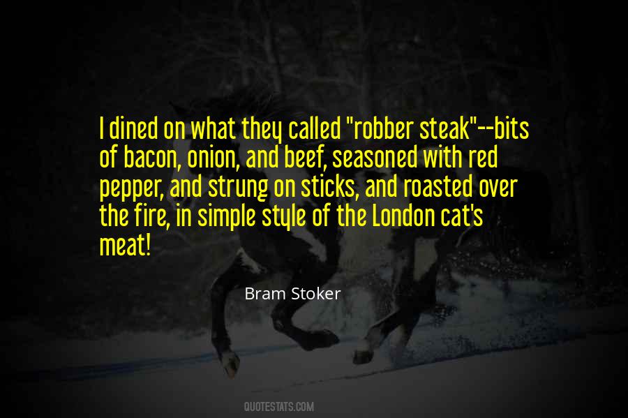 Beef Steak Quotes #1102032