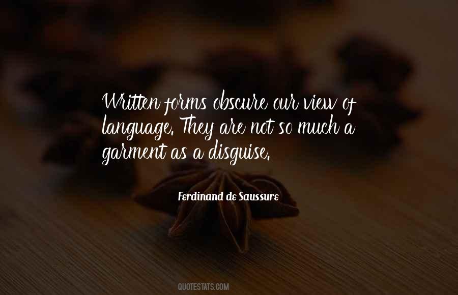 De Saussure Quotes #238816