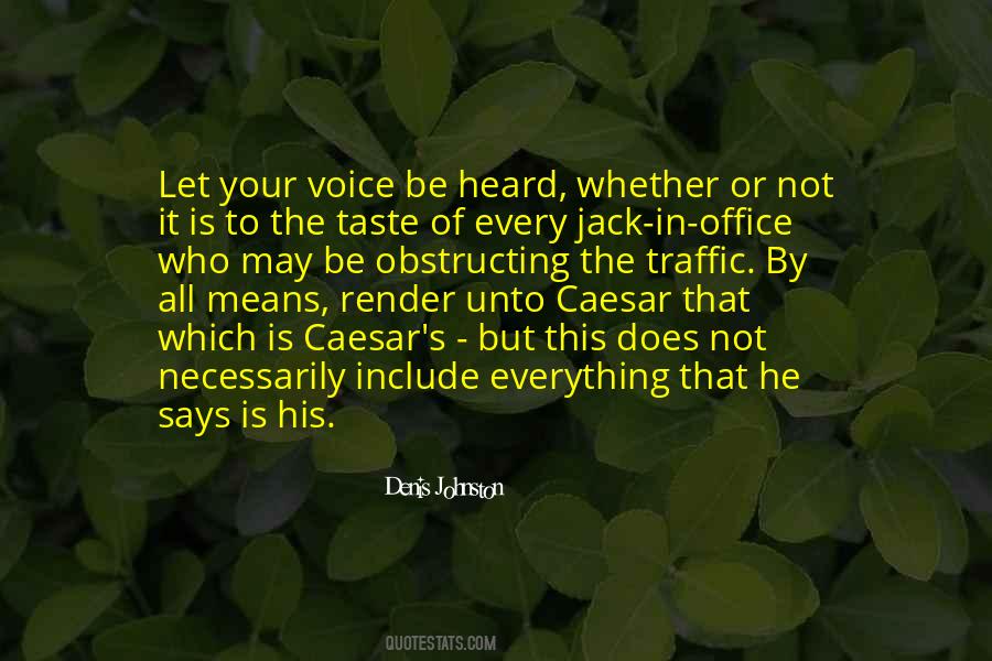 Render Unto Caesar Quotes #632298