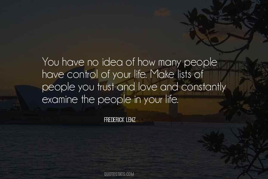 People You Trust Quotes #1488365