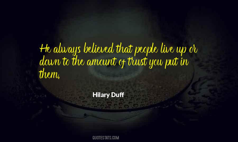 People You Trust Quotes #25006