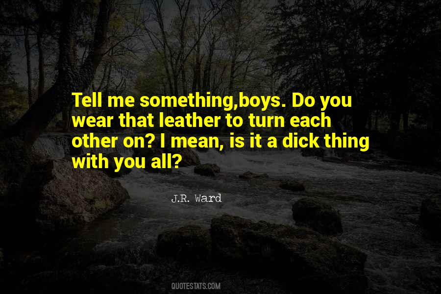 Quotes About Mean Boys #777699