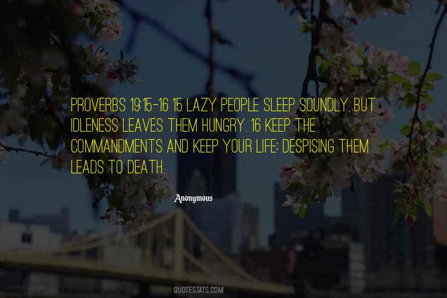 Keep Commandments Quotes #29277