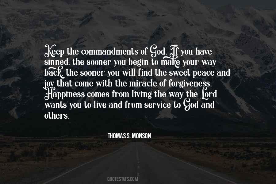 Keep Commandments Quotes #507404