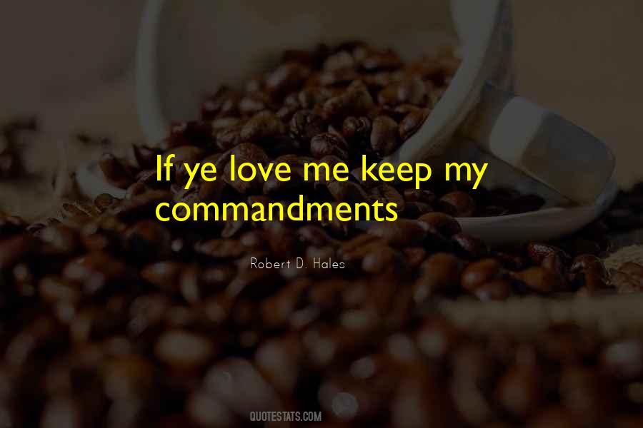 Keep Commandments Quotes #95883