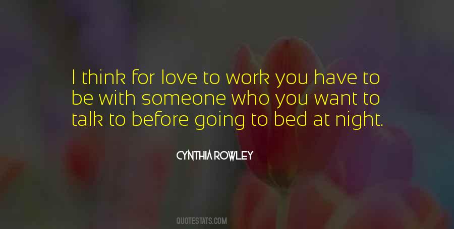 Before Going To Bed Quotes #1133449