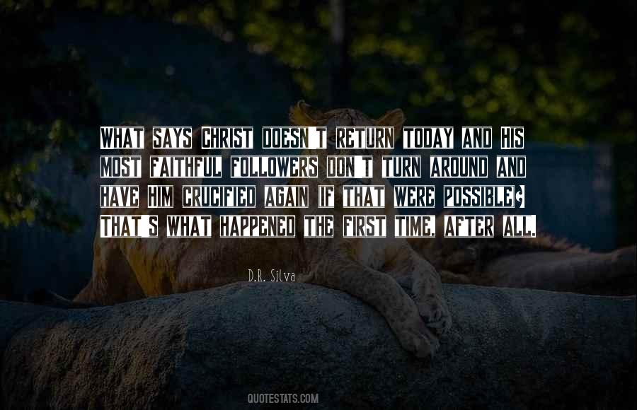 Return Of Christ Quotes #1851057