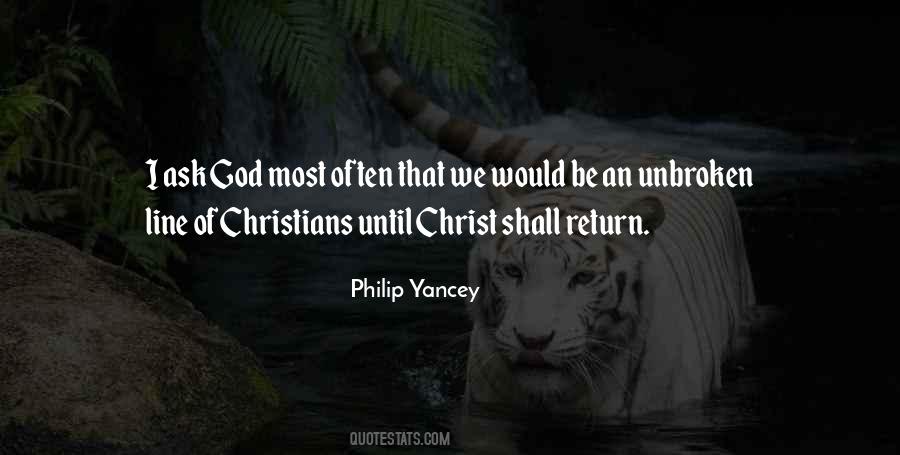 Return Of Christ Quotes #871247