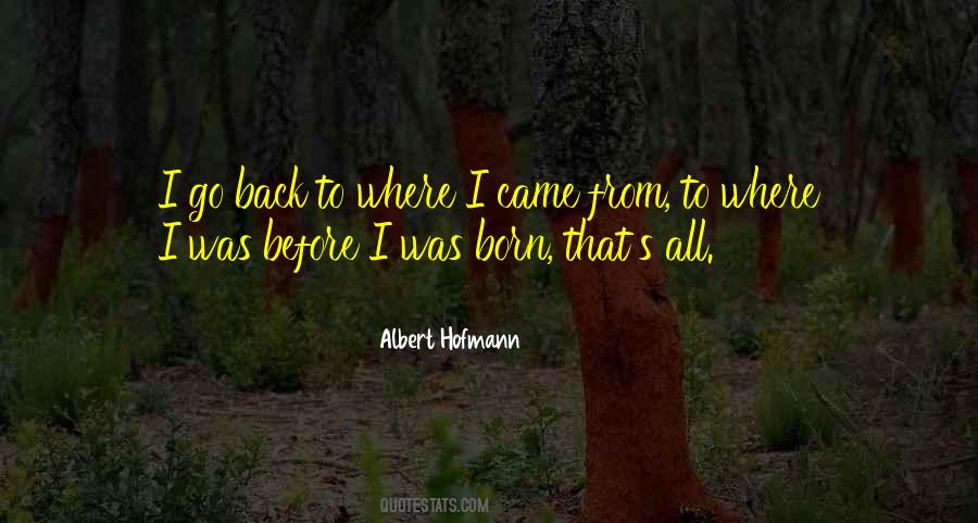 Before I Was Born Quotes #1330945