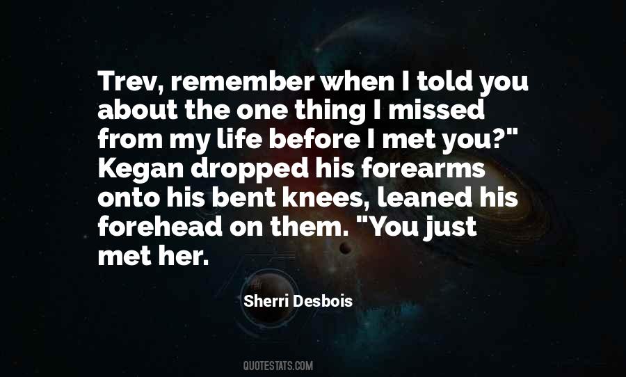 Before She Met Me Quotes #203909