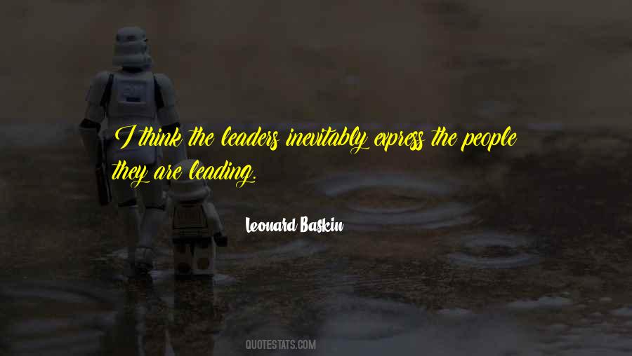 Leading People Quotes #554016