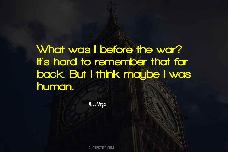 Before The War Quotes #1400555